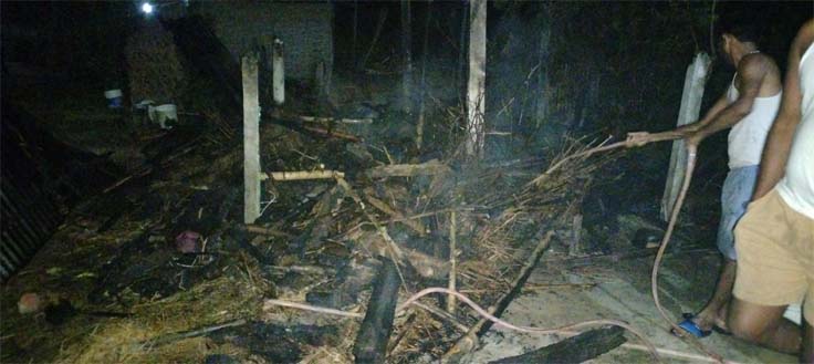 सप्तरीको विभिन्न ठाउँमा आगलागी, ठूलो क्षति